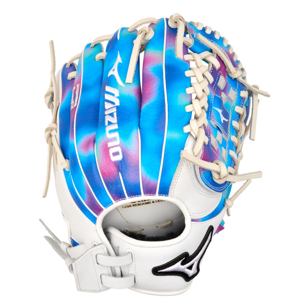 Mizuno MVP Prime M-Print 12" Softball Fielding Glove - GMVPF-10MP Psychedelic Print – Product View | Smash It Sports | leathe
