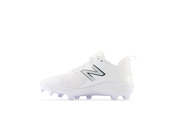New Balance Men's Fresh Foam 3000 V6 Molded Baseball Cleats - White - PL3000W6