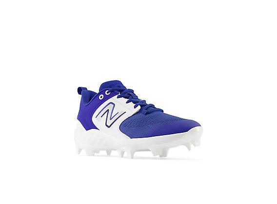 New Balance Men's Fresh Foam 3000 V6 Molded Baseball Cleats - Royal Blue with White - PL3000B6 - Smash It Sports