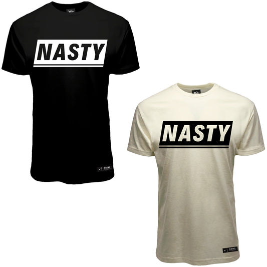 Victus 'Nasty' Statement Cotton Short Sleeve T Shirt