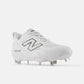 New Balance Women's Fresh Foam X Velo v4 Metal Fastpitch Softball Cleats - White SMVELOW4