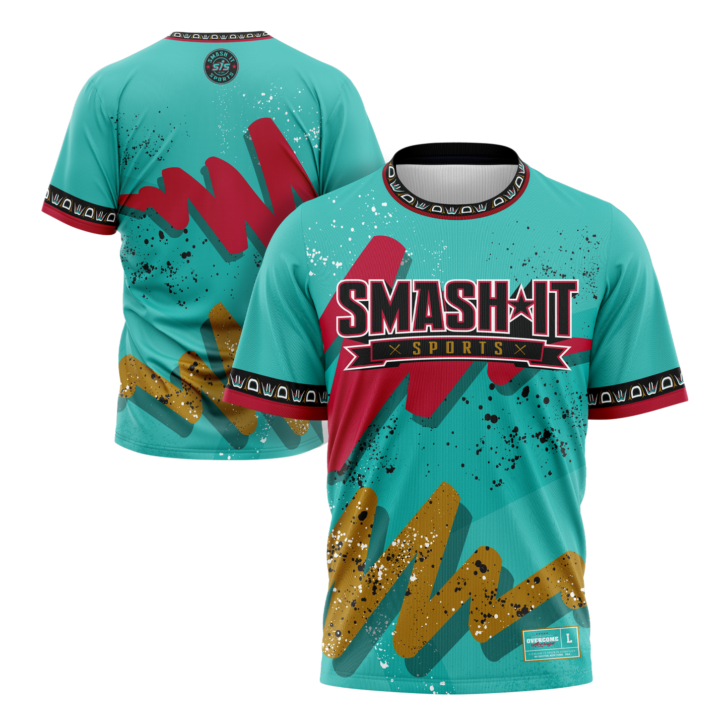 Smash It Sports Short Sleeve Shirt - Grizz