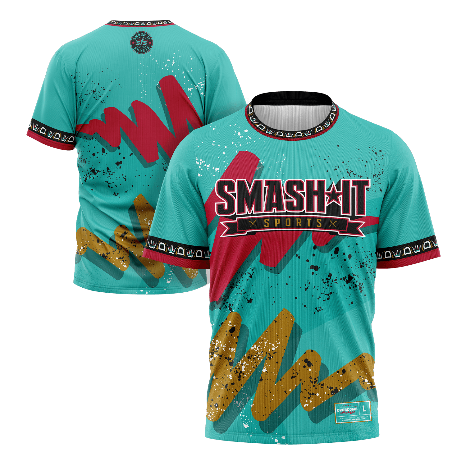 Smash It Sports Short Sleeve Shirt - Grizz - Smash It Sports