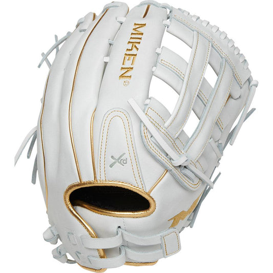 Miken White Gold PRO Series 13" Slowpitch Fielding Glove - PRO130-WG - Smash It Sports