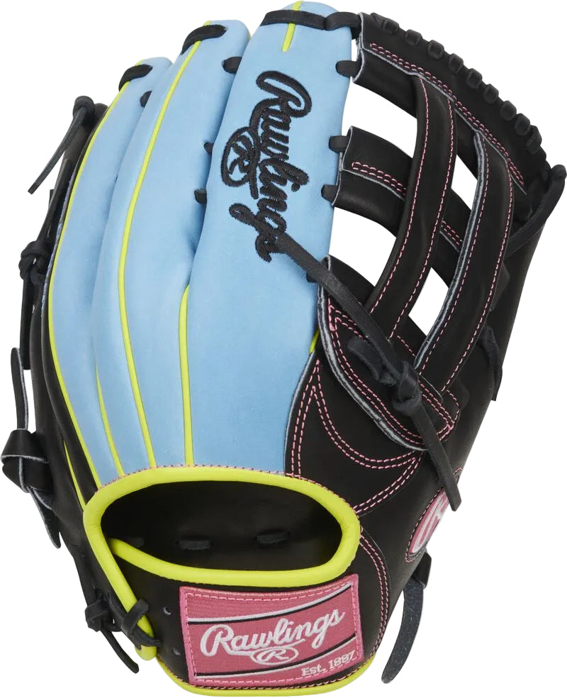 Rawlings Heart Of The Hide Color Sync 12.75" Baseball Fielding Glove - RPRO3039-6BCB – Product View | Smash It Sports | leath