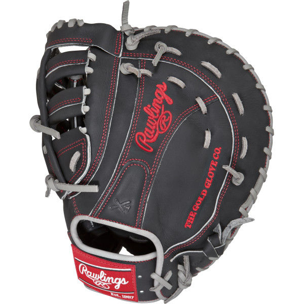 Rawlings Heart of the Hide Single Post Double Bar Web 12.5 in Softball First Base Mitt - PROFM18DCBG