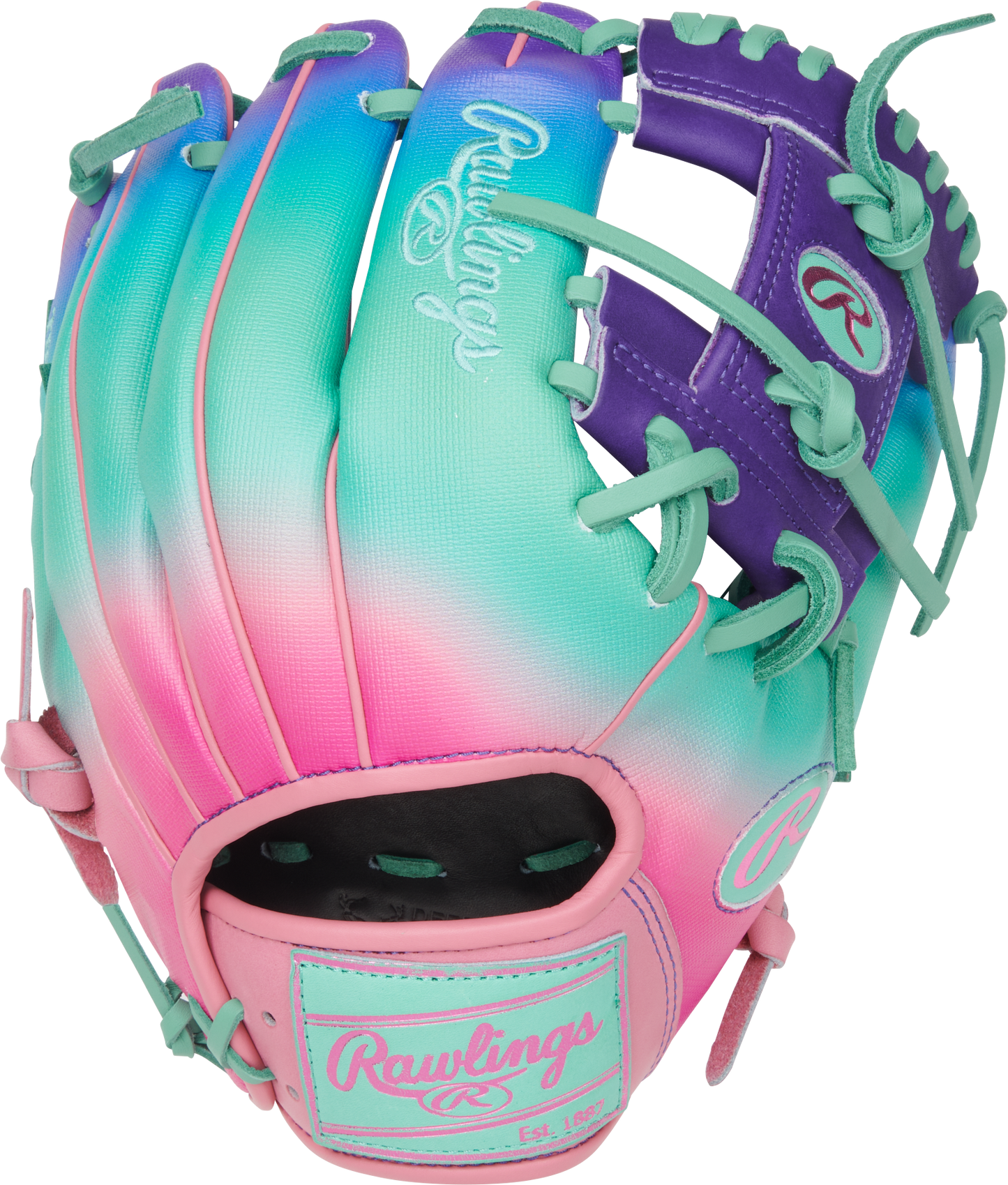 Rawlings Heart of the Hide Fun Burst 11.5" Baseball Fielding Glove - PROR204-2PUP – Specs Overview | Smash It Sports | leathe