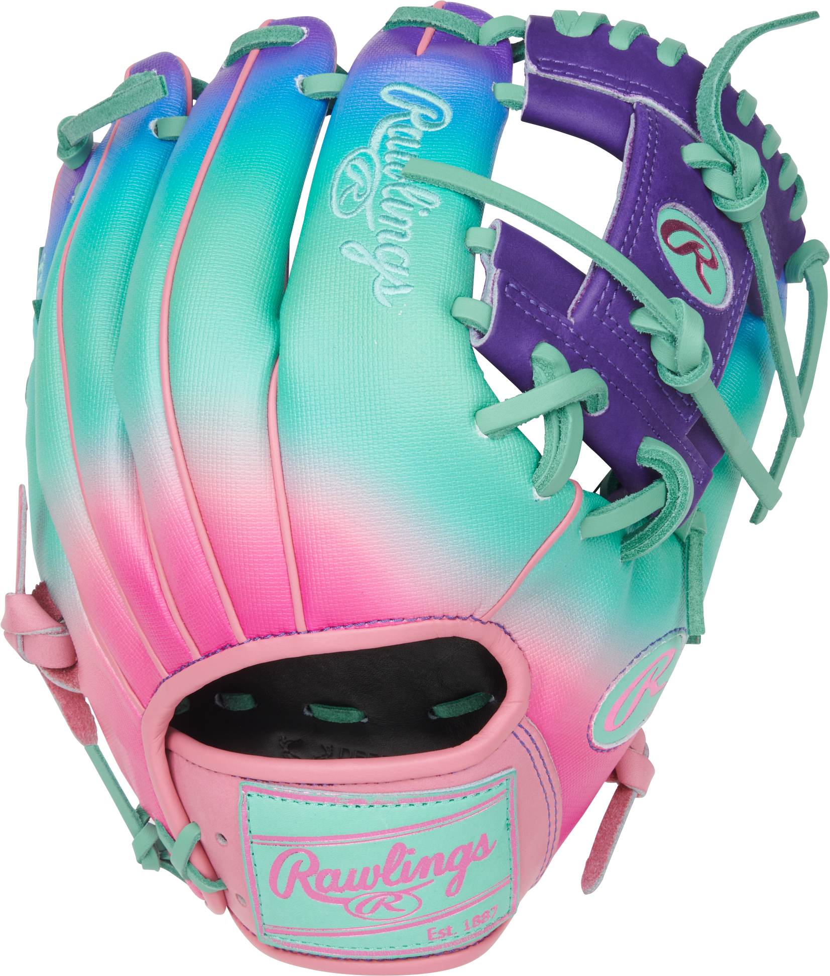 Rawlings Heart of the Hide Fun Burst 11.5" Baseball Fielding Glove - PROR204-2PUP – Specs Overview | Smash It Sports | leathe