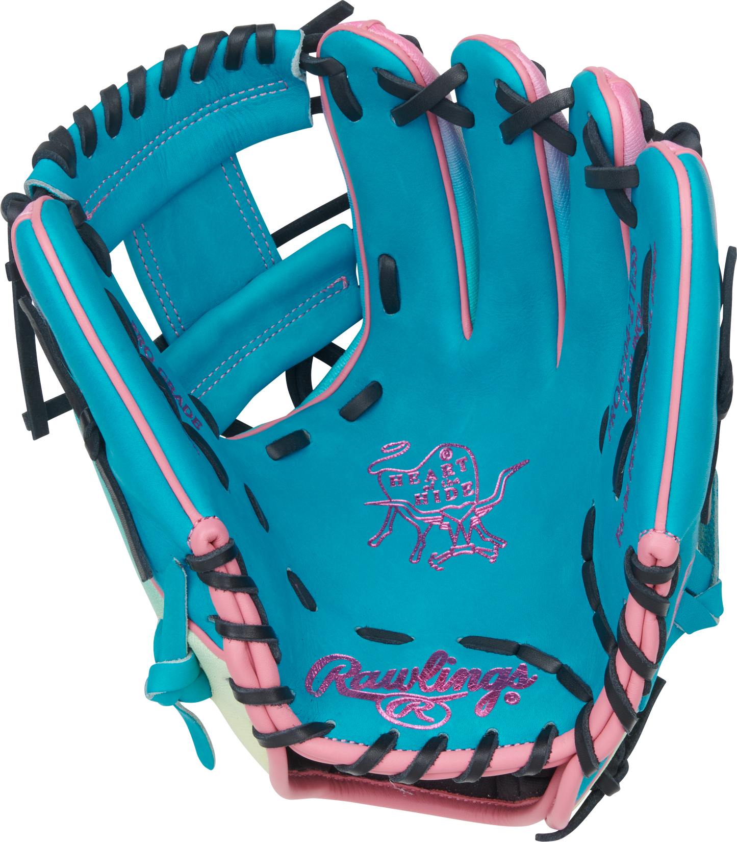 Rawlings Heart of the Hide Fun Burst 11.5" Baseball Fielding Glove - PROR204-2TESS