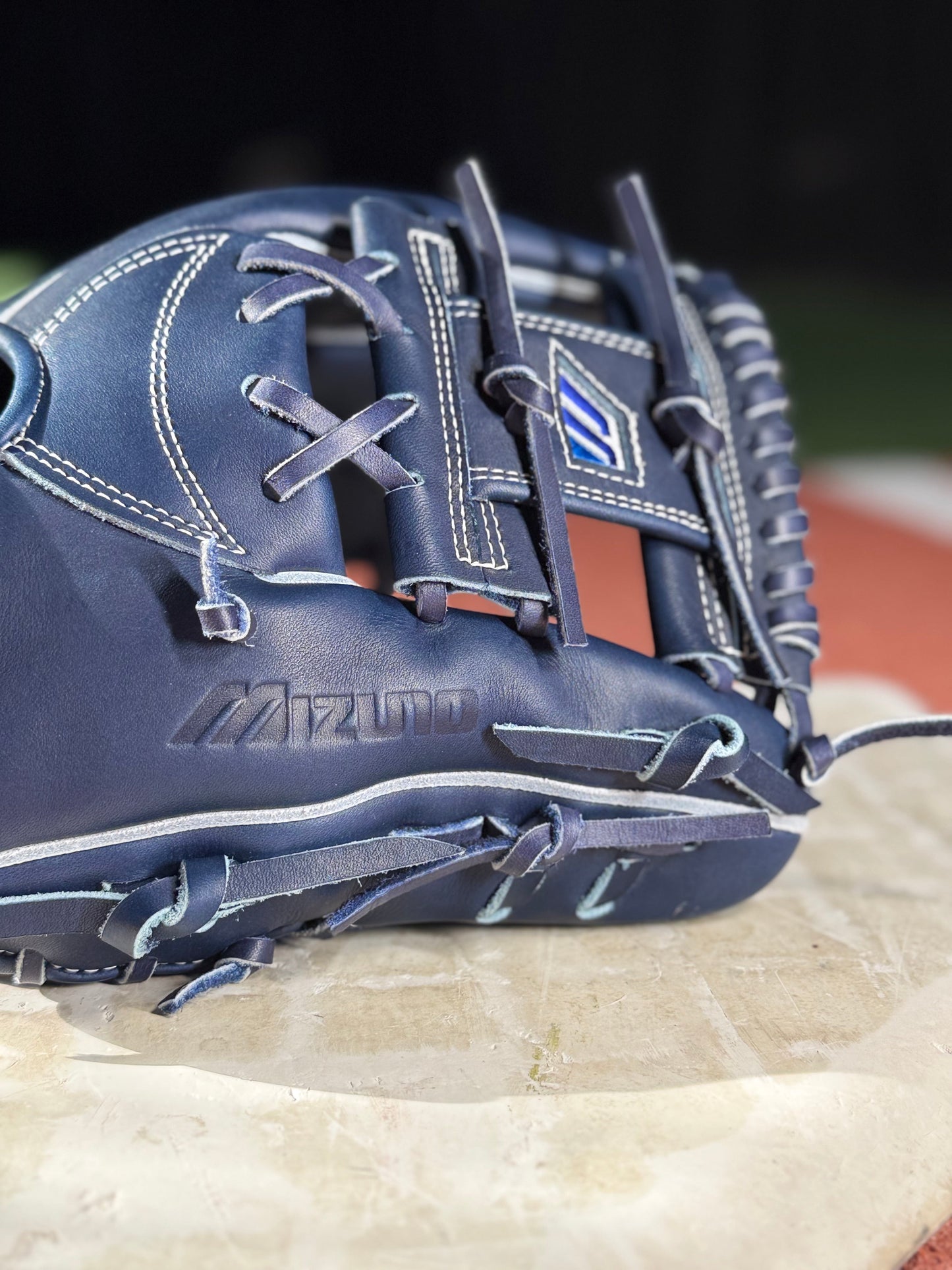 Mizuno Monogram M 11.5" Baseball Fielding Glove - GMP-120MM 120TH MONOGRAM M – Product View | Smash It Sports | leather, stee