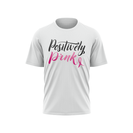 Breast Cancer Awareness Short Sleeve Shirt - Positively Pink