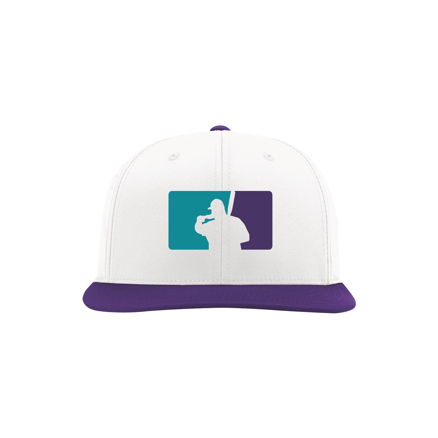 Fat Guy BP Fitted Hat - PTS30 (White/Teal/Purple) – Kelly's Ultimate Sports