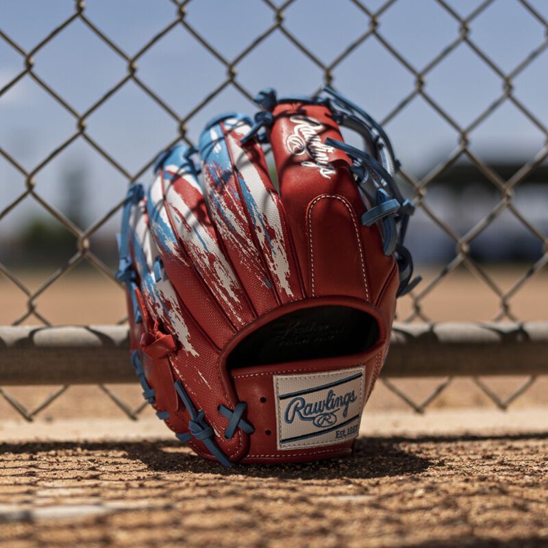 Rawlings Americana R9 11.5" Baseball Fielding Glove - R9204-2S – Product View | Smash It Sports | leather, pro, web