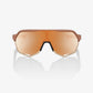 100 Percent Sunglasses - S2 - Matte Copper Chromium - HiPER Copper Mirror Lens
