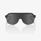 100 Percent Sunglasses - S2 - Soft Tact Cool Grey - Smoke Lens - Smash It Sports