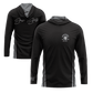 Smash It Sports Hooded Long Sleeve Tee - Black/Gray