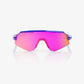 100 Percent Sunglasses - SLENDALE Youth - Polished Translucent Blue - HiPER Vital Pink Mirror