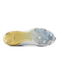 New Balance Women's FuelCell FUSE v5 Metal Fastpitch Softball Cleats - White / Gold - SMFUSEE5