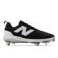 New Balance Women's FuelCell FUSE v5 Metal Fastpitch Softball Cleats - Black / Optic White - SMFUSEK5