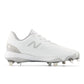 New Balance Women's FuelCell FUSE v5 Metal Fastpitch Softball Cleats - White - SMFUSEW5