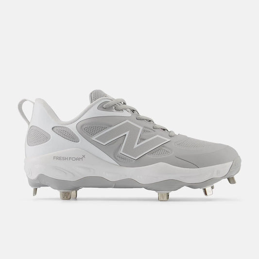 New Balance Women's Fresh Foam X Velo v4 Metal Fastpitch Softball Cleats - Grey SMVELOG4