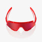 100 Percent Sunglasses - SLENDALE - Campari Translucent Red - HiPER Fire Red Mirror Lens