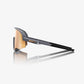 100 Percent Sunglasses - SLENDALE - Soft Tact Grey - HiPER Copper Mirror Lens