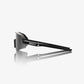100 Percent Sunglasses - SLENDALE Youth - Matte Black - Smoke Lens
