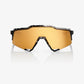 100 Percent Sunglasses - Speedcraft - Money Mike 3 - HiPER 24K Gold Mirror Lens