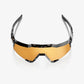 100 Percent Sunglasses - Speedcraft - Money Mike 3 - HiPER 24K Gold Mirror Lens