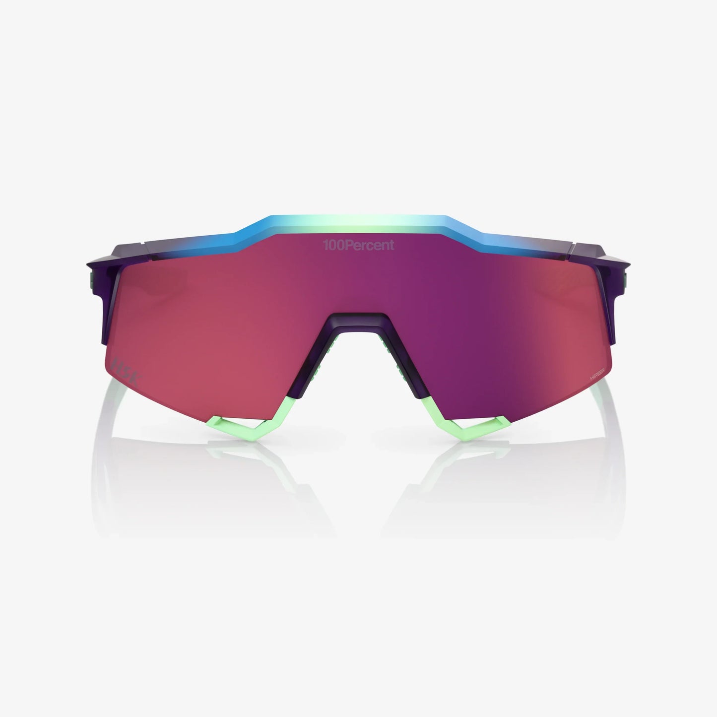 100 Percent Sunglasses - Speedcraft - Ha-Seong Kim Electric Purple HiPER Dark Purple Mirror Lens