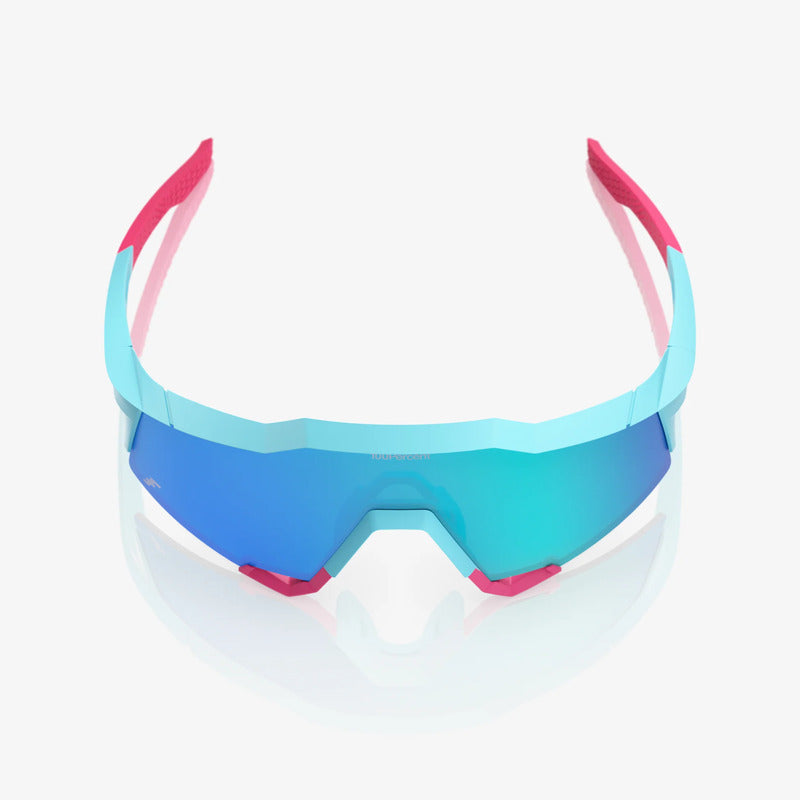 100 Percent Sunglasses - Speedcraft - Tatis 4 - Blue Topaz Mirror Lens – Product View | Smash It Sports