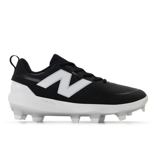 New Balance Women's FUSE v5 Molded Fastpitch Softball Cleats - Black/White - SPFUSEK5