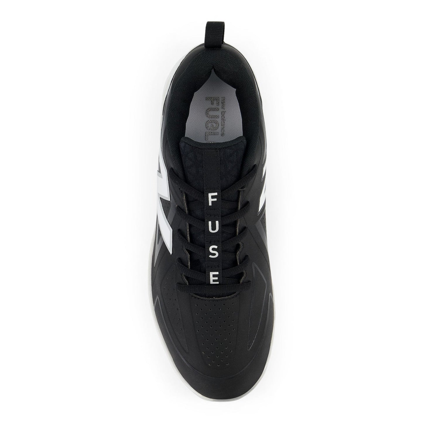 New Balance Women's FUSE v5 Molded Fastpitch Softball Cleats - Black/White - SPFUSEK5