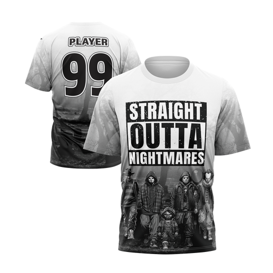 Straight Outta Nightmares Short Sleeve Jersey (Customized Buy-In)