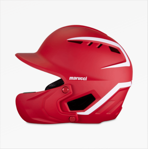 Marucci DuraVent Two-Tone Baseball Helmet With Jaw Guard - Smash It Sports