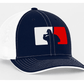 Fat Guy BP Fitted Hat - 404M (Navy/White/Red)