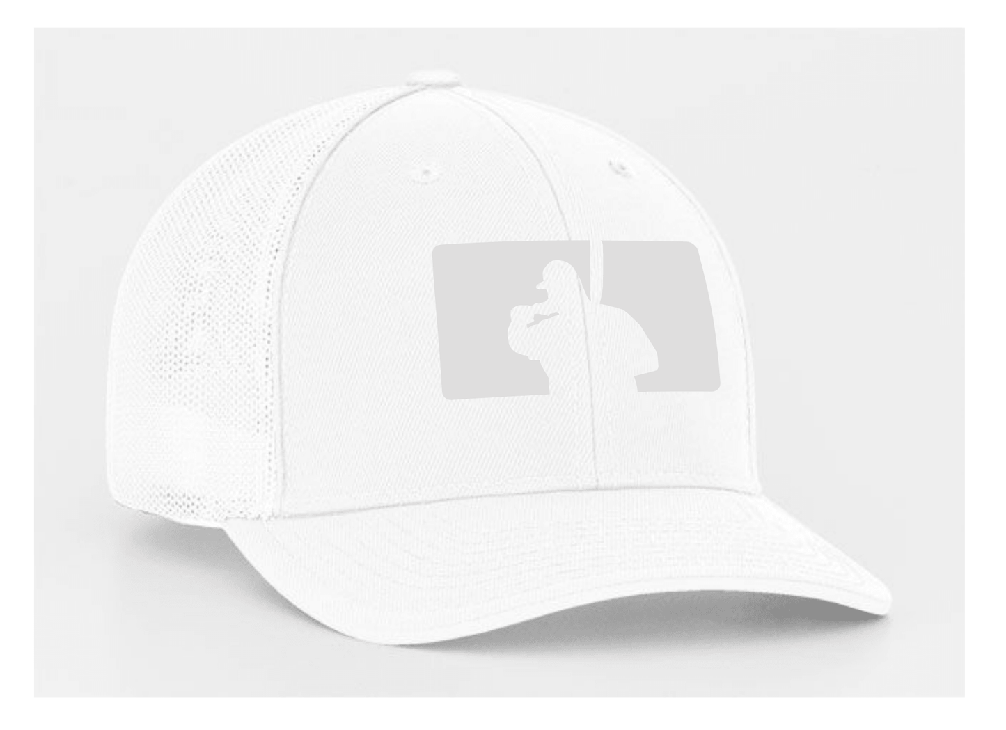 Fat Guy BP Fitted Hat - 404M (White/Gray)