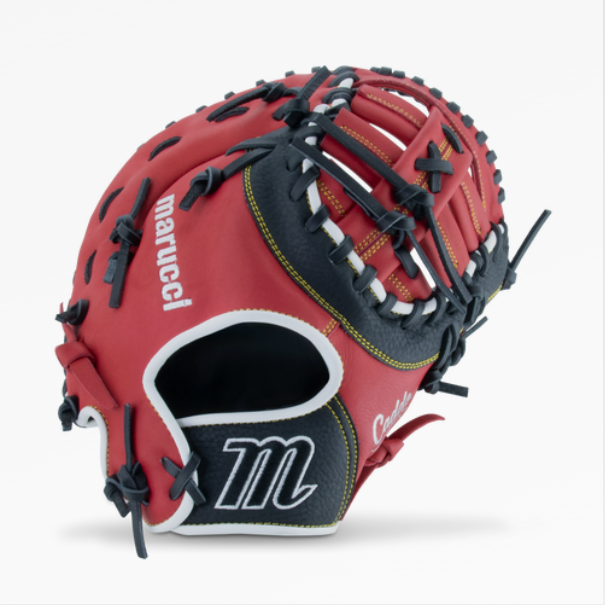 Marucci Caddo 11.5" Baseball First Base Mitt/Glove - MFG2CD1150FB-R/BK – Specs Overview | Smash It Sports | leather, cowhide,