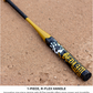 2025 Worth Bedlam Gold XL 1-Piece USSSA Slowpitch Softball Bat WSU5BEDG1L – Specs Overview | Smash It Sports | composite, uss