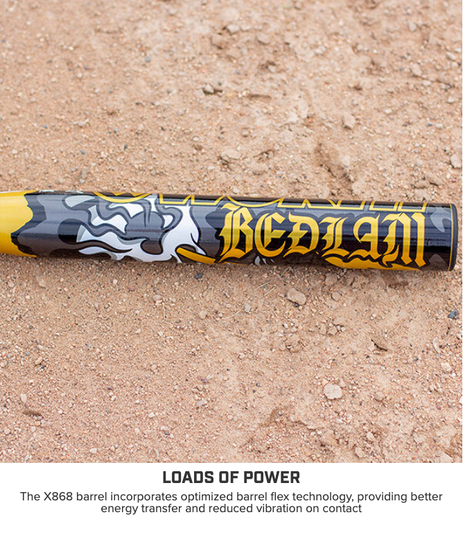 2025 Worth Bedlam Gold XL 1-Piece USSSA Slowpitch Softball Bat WSU5BEDG1L – Specs Overview | Smash It Sports | composite, uss