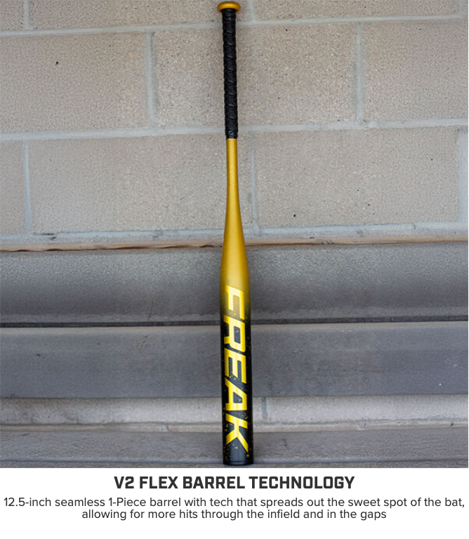 2025 Miken Freak Gold 1-Piece Maxload USSSA Slowpitch Softball Bat - MSU5FRKG1L