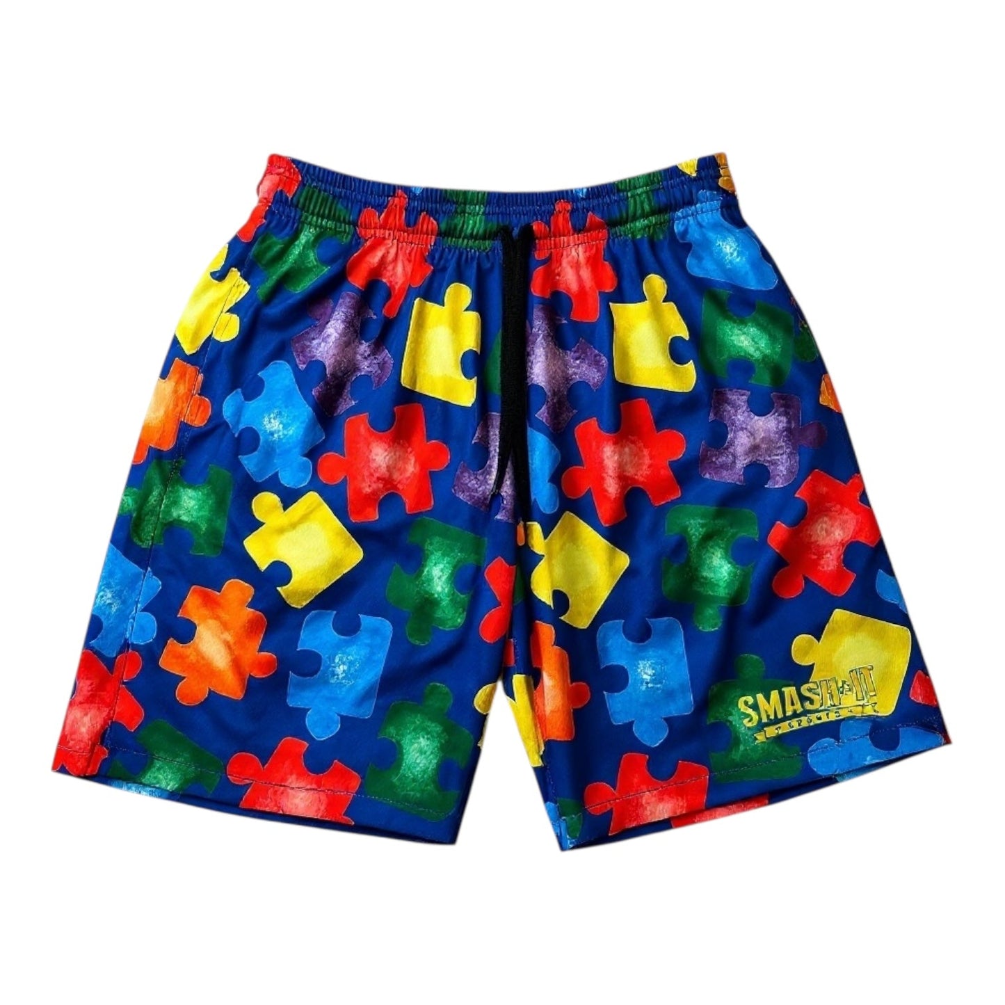 Smash It Sports Mesh Shorts - Autism Awareness
