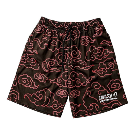 Smash It Sports Mesh Shorts - Clouds