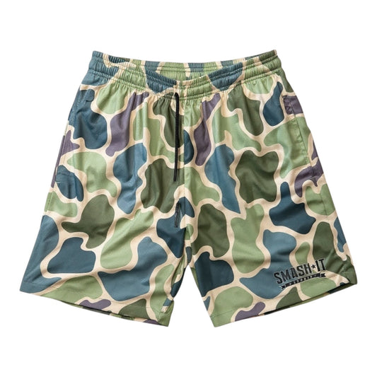 Smash It Sports Mesh Shorts - Duck Camo