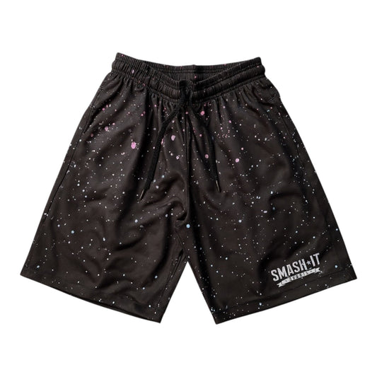 Smash It Sports Mesh Shorts - Splatter Galaxy