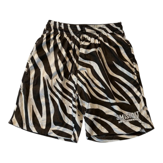 Smash It Sports Mesh Shorts - Zebra