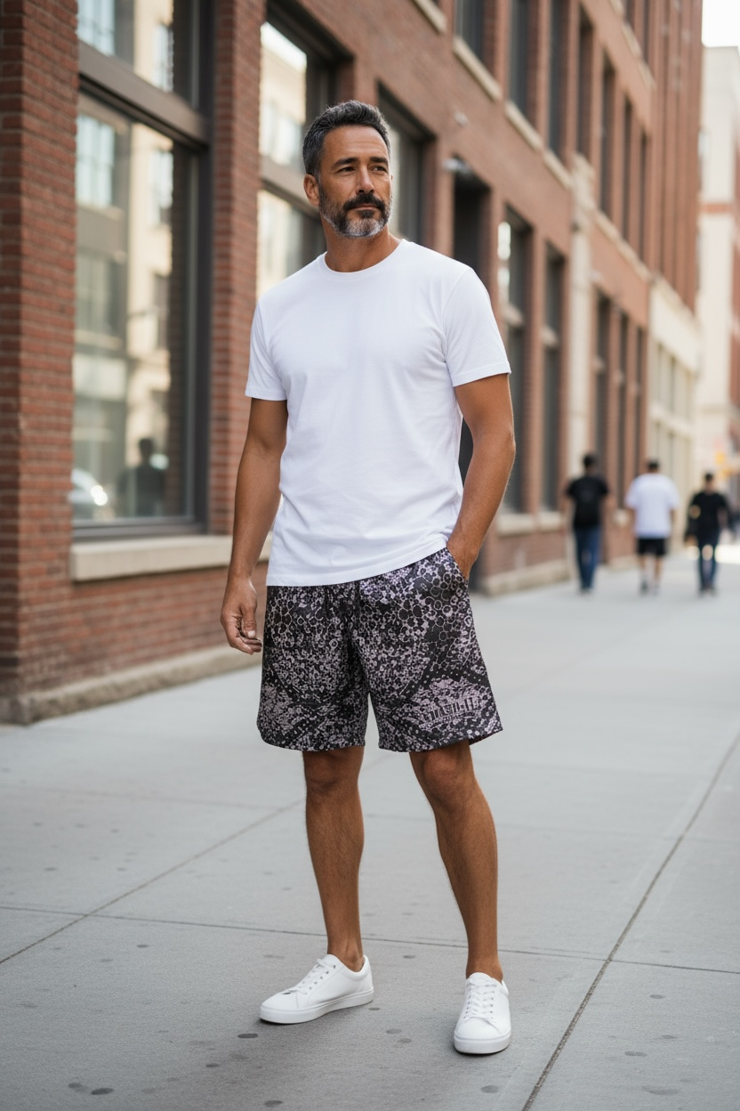 Smash It Sports Mesh Shorts - Snakeskin (Black/Charcoal)