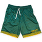 Smash It Sports Mesh Shorts - Aztec Green/Gold