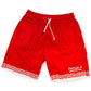 Smash It Sports Mesh Shorts - Aztec Red/White